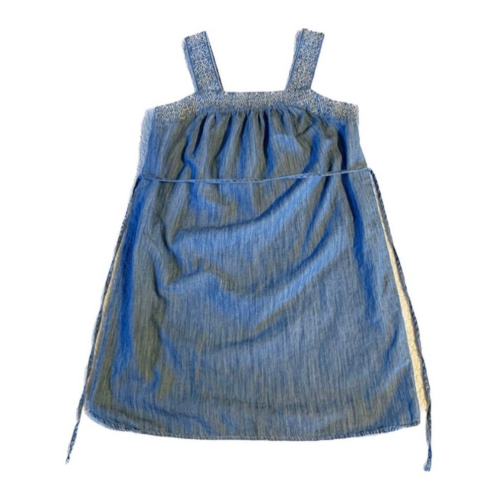 Universal Thread Sleeveless Denim Embroidered Dress Size Medium